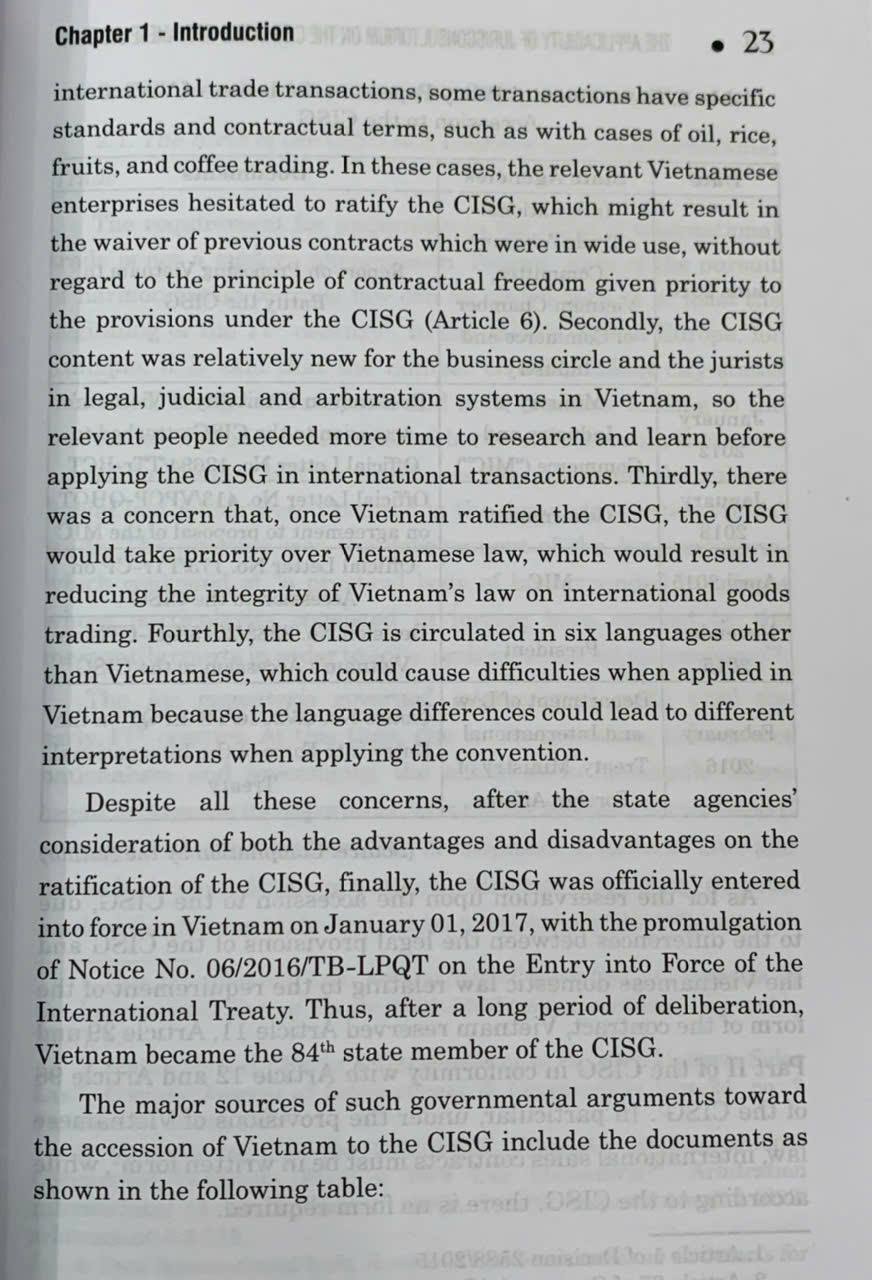 Applicability of jurisconsultorium on the CISG in the Vietnamese judiciary