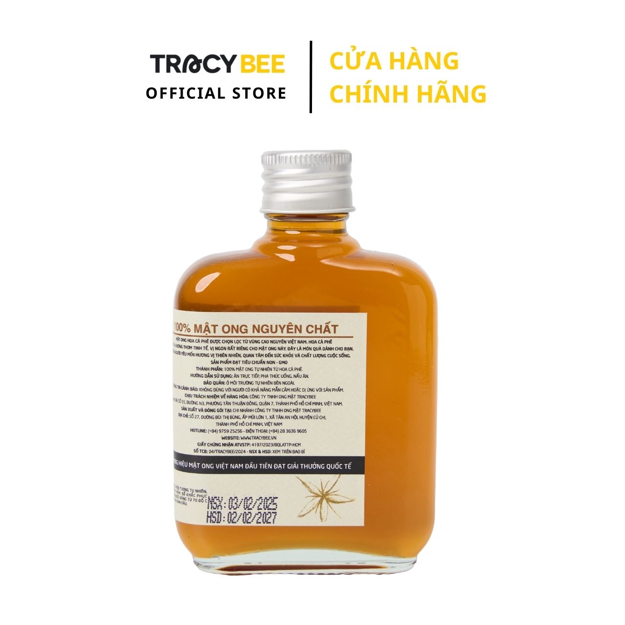 Mật ong hoa cà phê Tracybee 95G