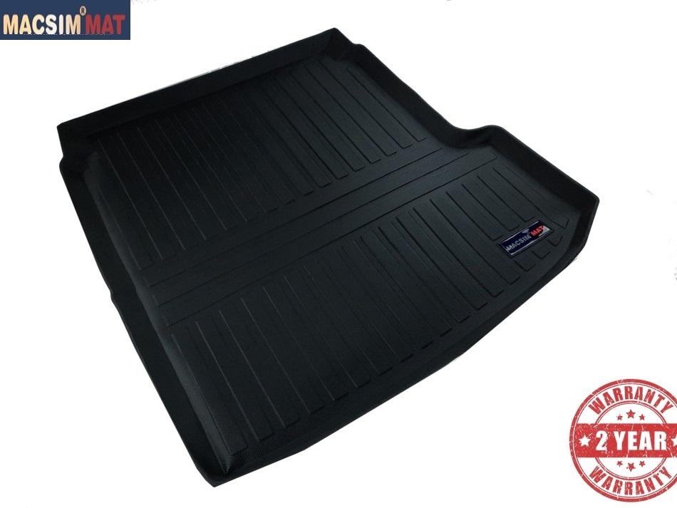 Thảm lót cốp xe ô tô VOLKSWAGEN Passat 2011-2017 nhãn hiệu Macsim chất liệu TPV cao cấp màu đen (045)