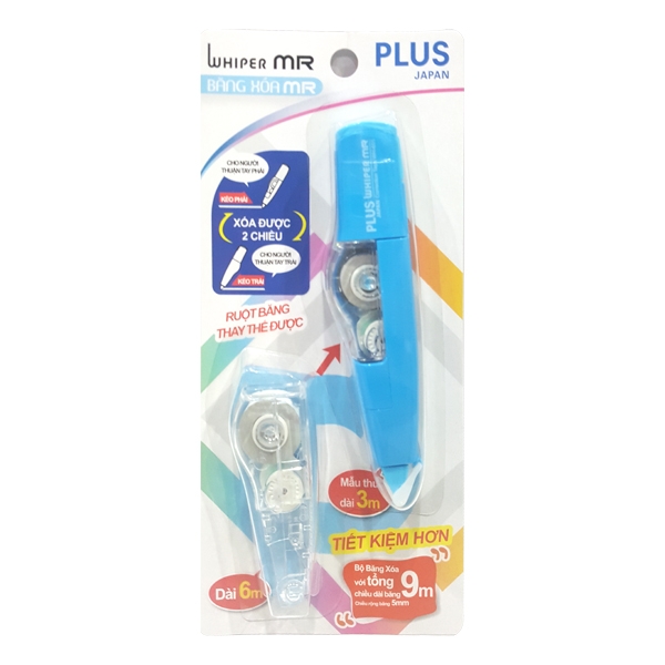 Set 1 Băng xóa PLUS MR Japan Premium kèm 1 ruột