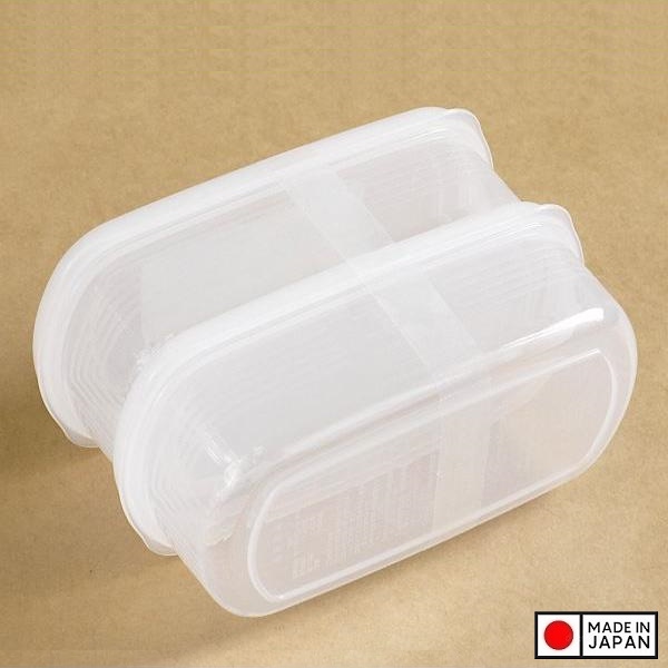 Set 02 hộp thực phẩm Firm Pack N 300ml x2 - Hàng nội địa Nhật Bản nhập khẩu chính hãng