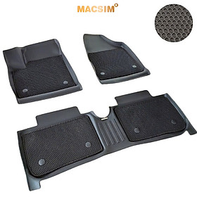 Thảm 2 lớp sd3 dạng lưới lục giác Vinfast Vf5 (đen) 3 - bề mặt cao su siêu sạch - Macsim