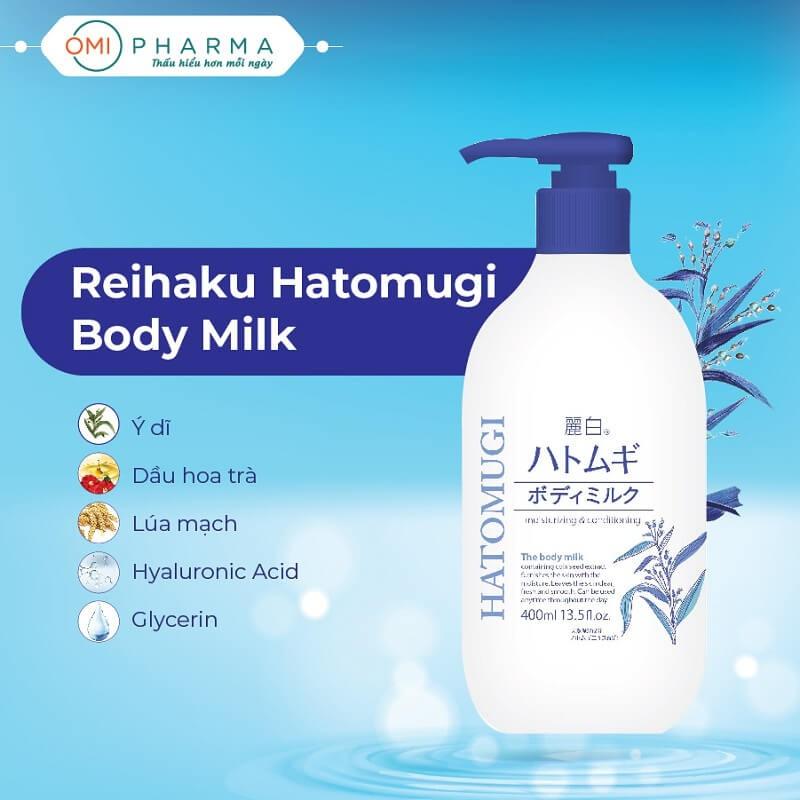Sữa Dưỡng Thể Chống Nắng Hatomugi Nhật Bản