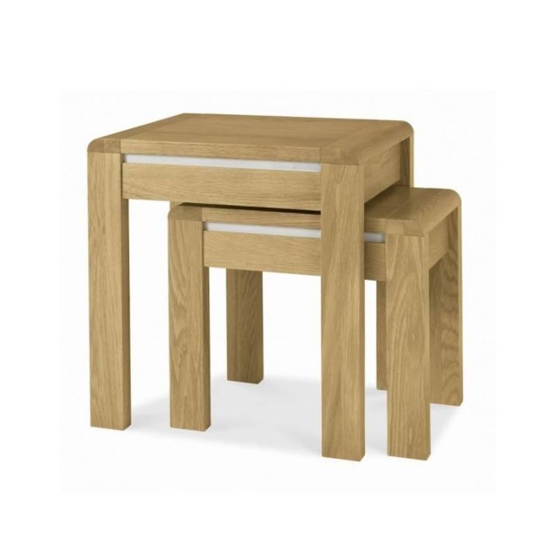 Bộ Bàn Xếp Lồng Casa Gỗ Sồi IBIE (55 x 40 x 55 cm)