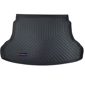 Thảm lót cốp xe ô tô Hyundai Verna/Accent(sedan) 2010-2016 nhãn hiệu Macsim chất liệu TPV cao cấp màu đen (D0203)