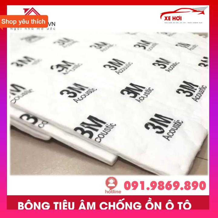 Bông tiêu âm khổ lớn 80x50 dày 10mm bông cách âm cách nhiệt dành cho ô tô loại cao cấp cho cửa lái, trân xe
