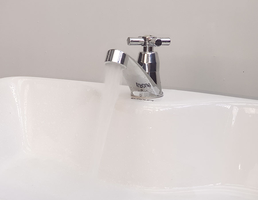 Vòi Lavabo lạnh nhựa ABS mạ Chrome Eurolife EL-LA05 (Trắng bạc)