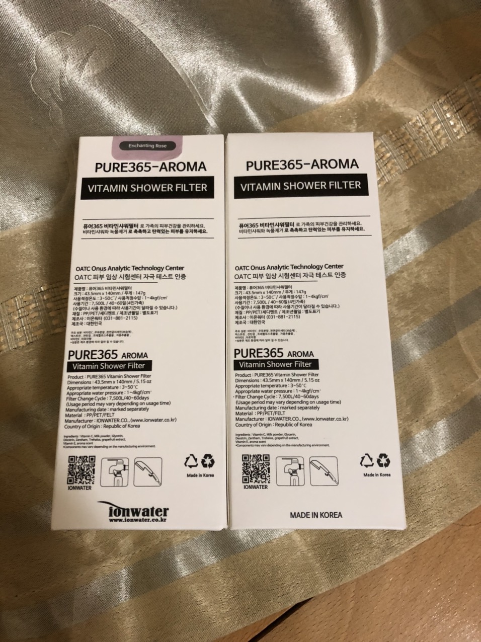Lọc nước vòi sen Vitamin C ionwater PURE365-AROMA