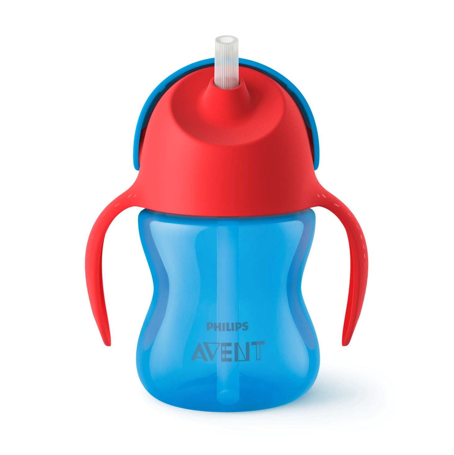 Bình tập uống Philips Avent cho bé 9 tháng - có ống hút - nhựa PP 200ml