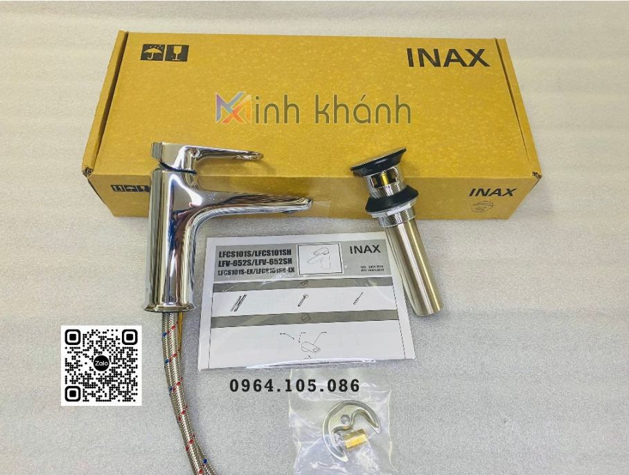 Vòi chậu nóng lạnh INAX LFV-652S (Dòng S600 LINE)