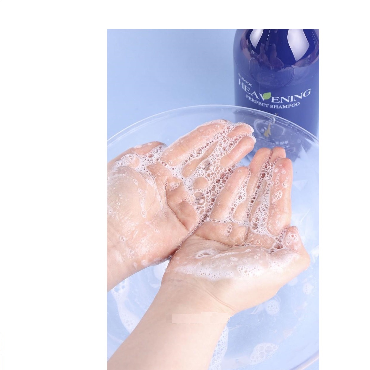 Combo 01 chai Dầu Gội & 01 Dầu Xả chăm sóc tóc suôn mượt cao cấp Heavening Perfect TẶNG KÈM Hộp & Túi đựng