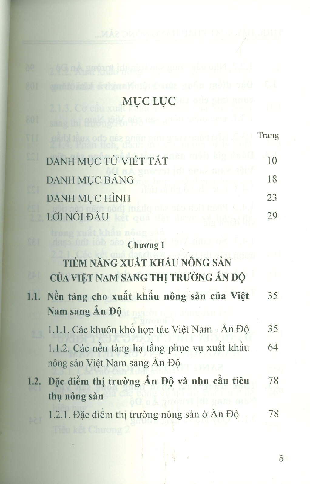 Thúc Đẩy Xuất Khẩu Hàng Nông Sản Của Việt Nam Sang Thị Trường Ấn Độ (Sách chuyên khảo) - PGS. TS. Nguyễn Xuân Trung chủ biên