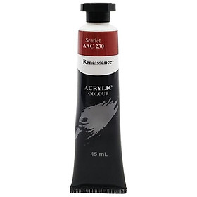 Tuýp Màu Acrylic 45 ml - Renaissance #230 - Scarlet