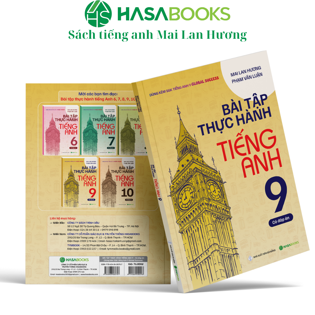 Bài Tập Thực Hành Tiếng Anh 9 Global Success (Có Đáp Án) - Mai Lan Hương