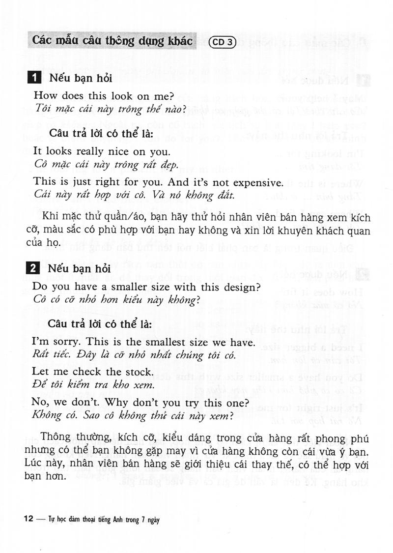 Tự Học Đàm Thoại Tiếng Anh Trong 7 Ngày (Kèm CD)
