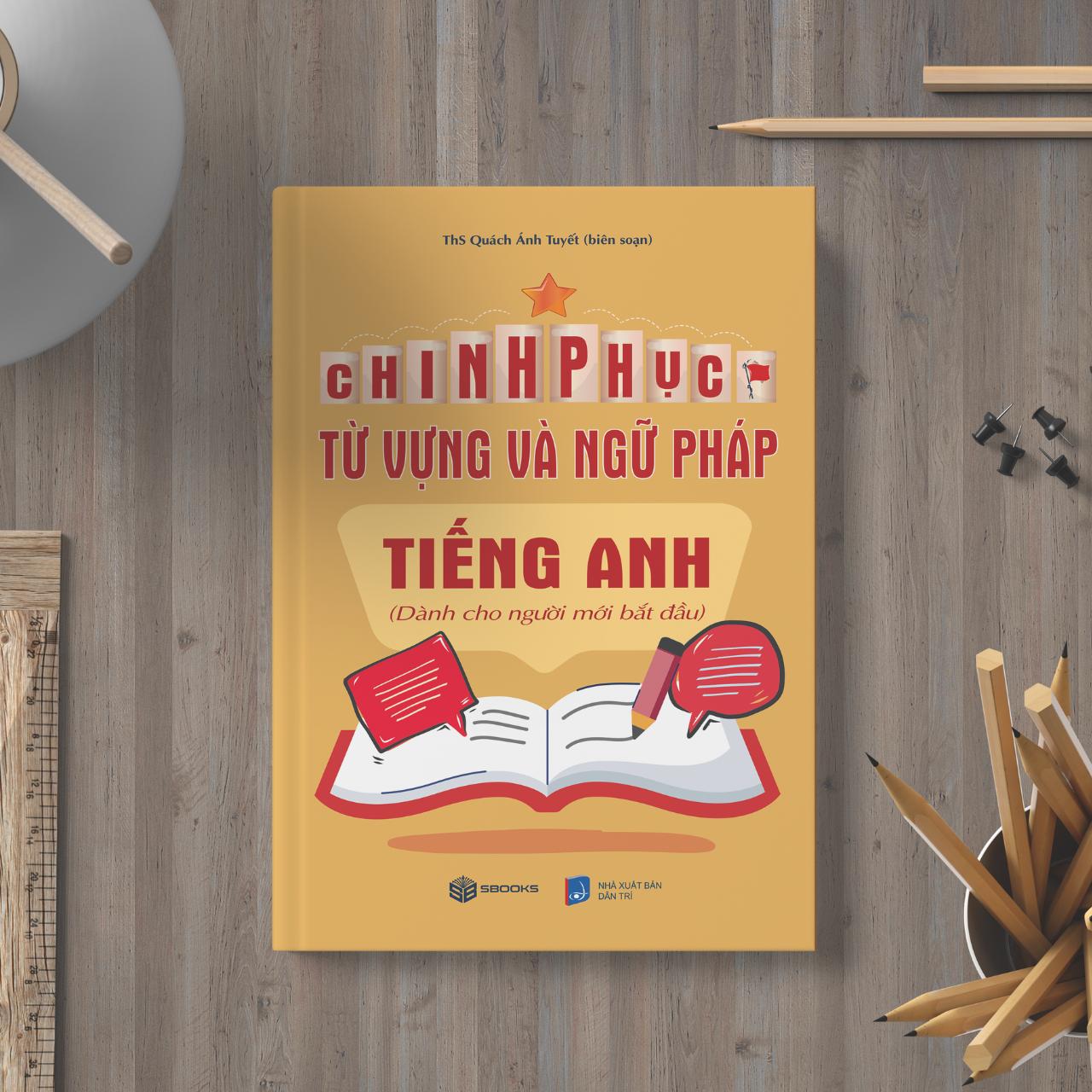 Sách - Combo 2 Cuốn : Chinh Phục Từ Vựng Và Ngữ Pháp Tiếng Anh + Từng Vựng Tiếng Anh Cơ Bản - SBOOKS