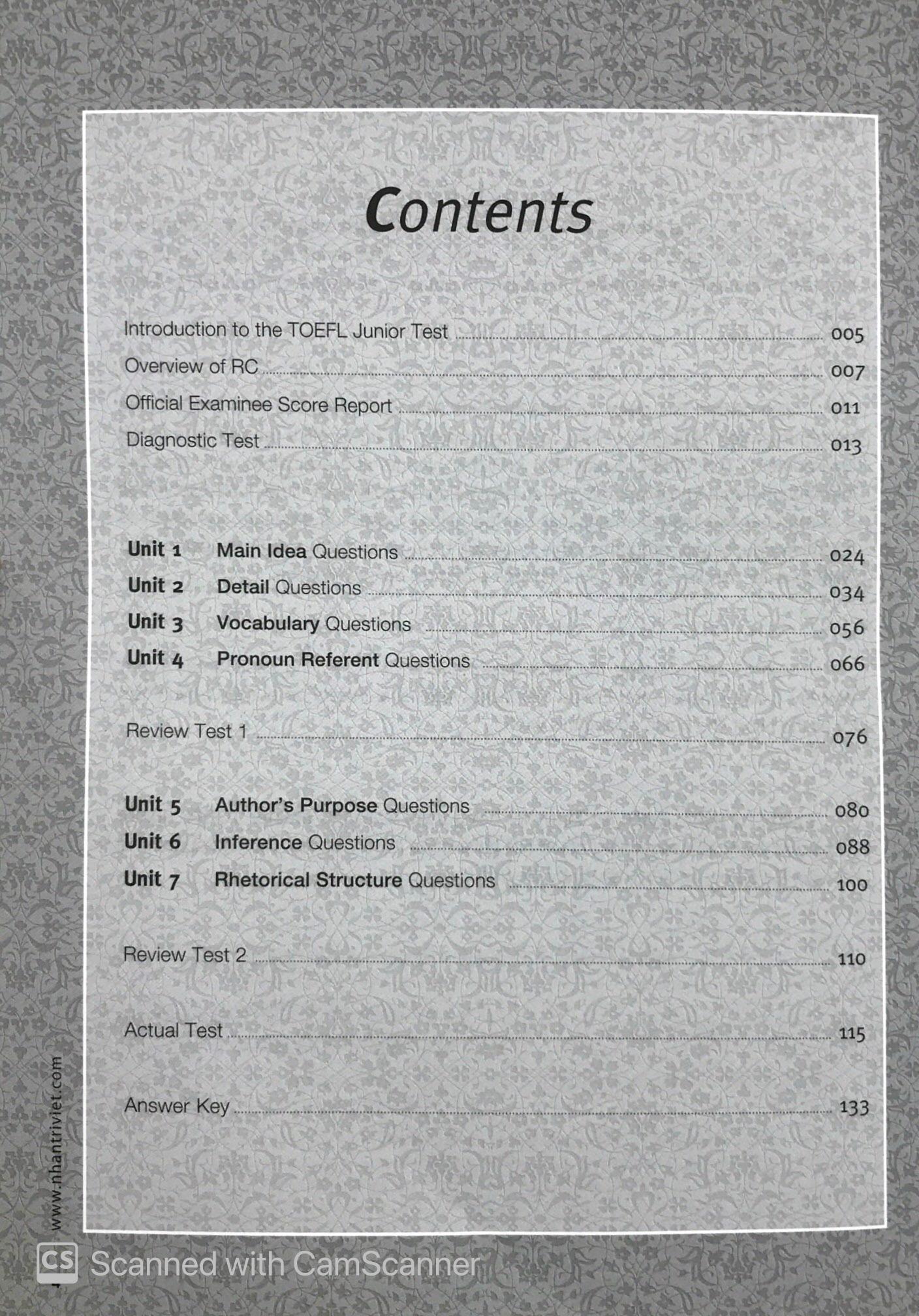 Master TOEFL Junior Intermediate B1 (Kèm CD)