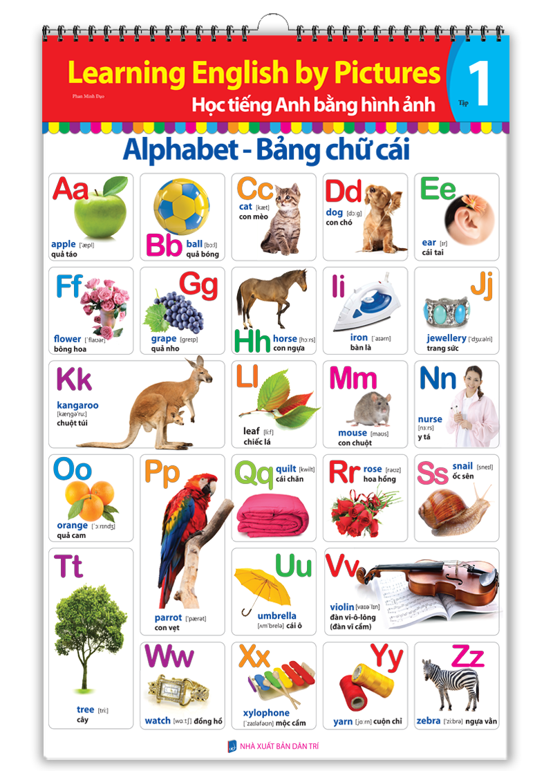 Learing English By Pictures - Học Tiếng Anh Bằng Hình Ảnh - Tập 1 (Tái Bản)