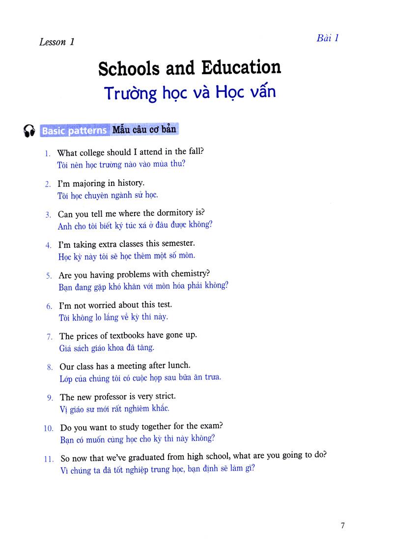 900 Câu Tiếng Anh Giao Tiếp Trong Cuộc Sống - Tập 1 (Kèm file MP3) (Tái Bản)
