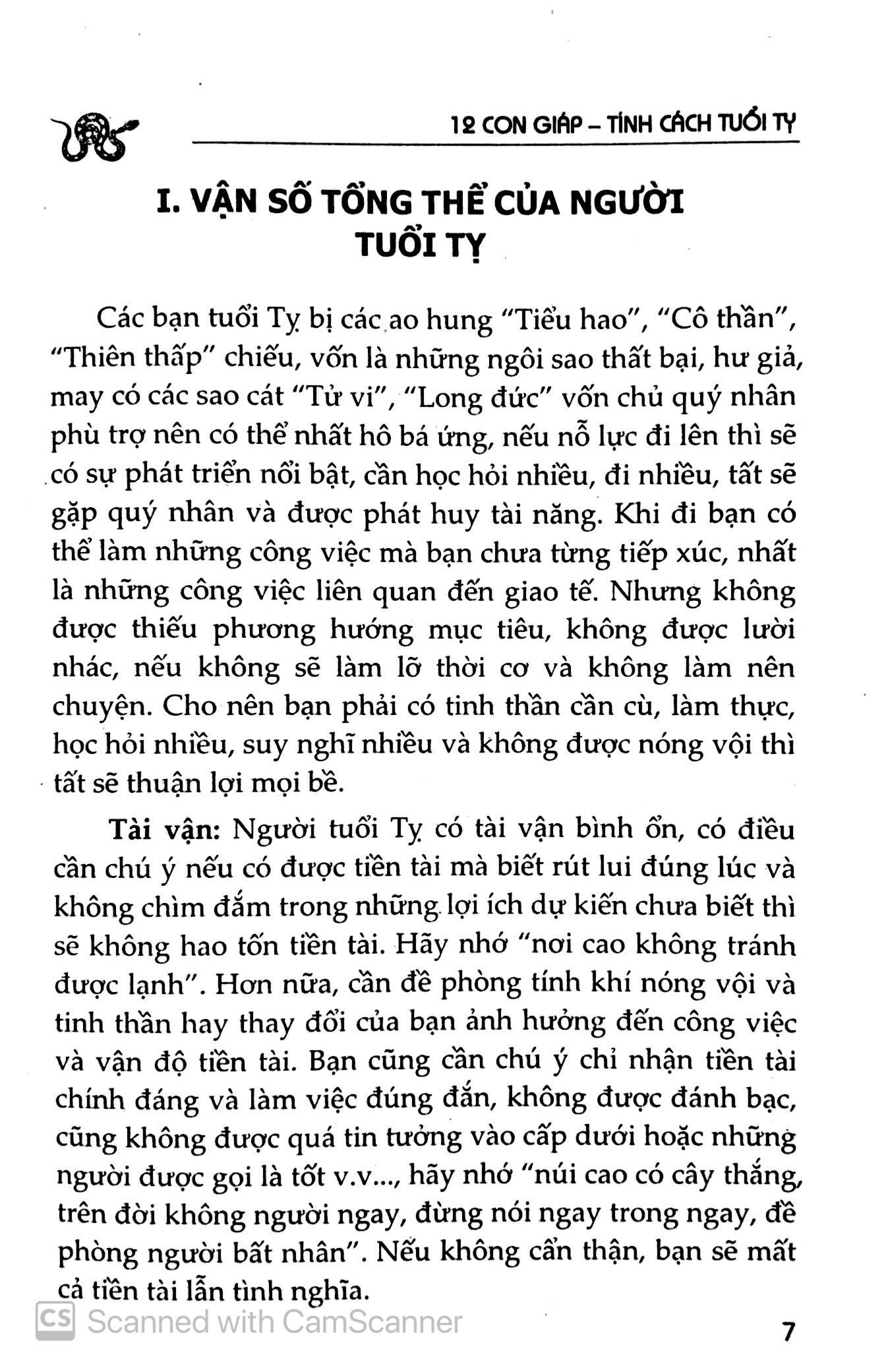 Tìm Hiểu Tính Cách Con Người Qua Năm Sinh Tuổi Tỵ