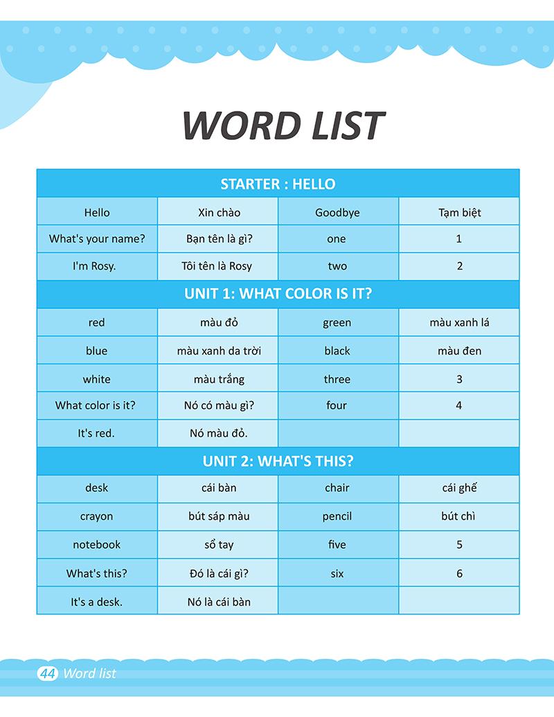 Luyện Viết Chữ Nhớ Từ Vựng 1