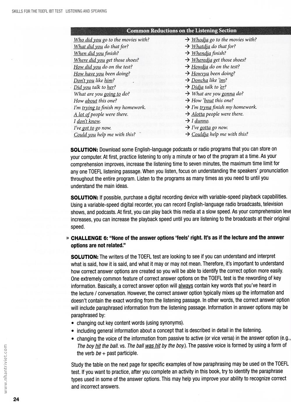 Collins Skills For The TOEFL iBT Test - Listening And Speaking (Kèm CD)