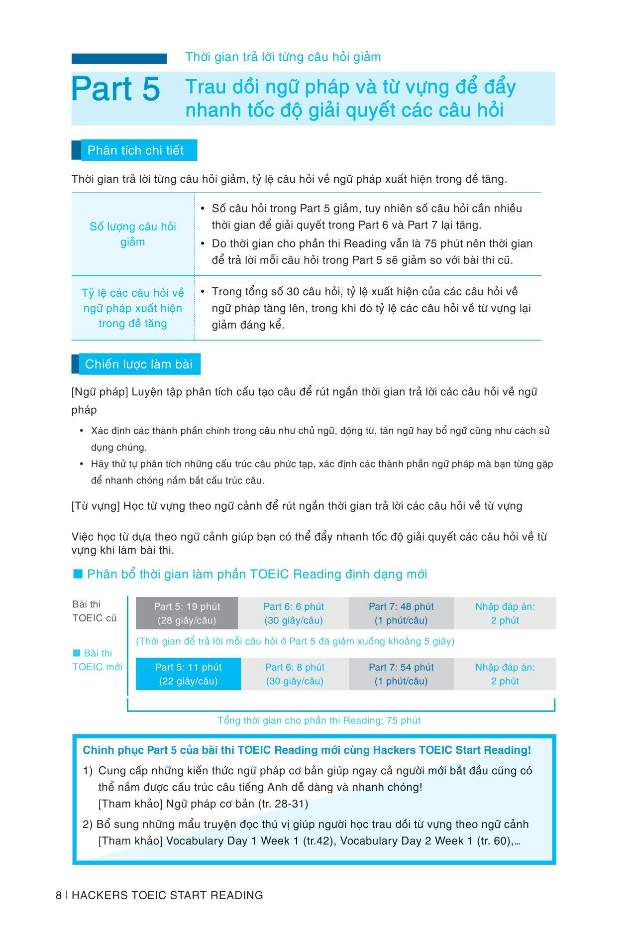 Hackers Toeic Start Reading - 30 Phút Tự Học Toeic Mỗi Ngày