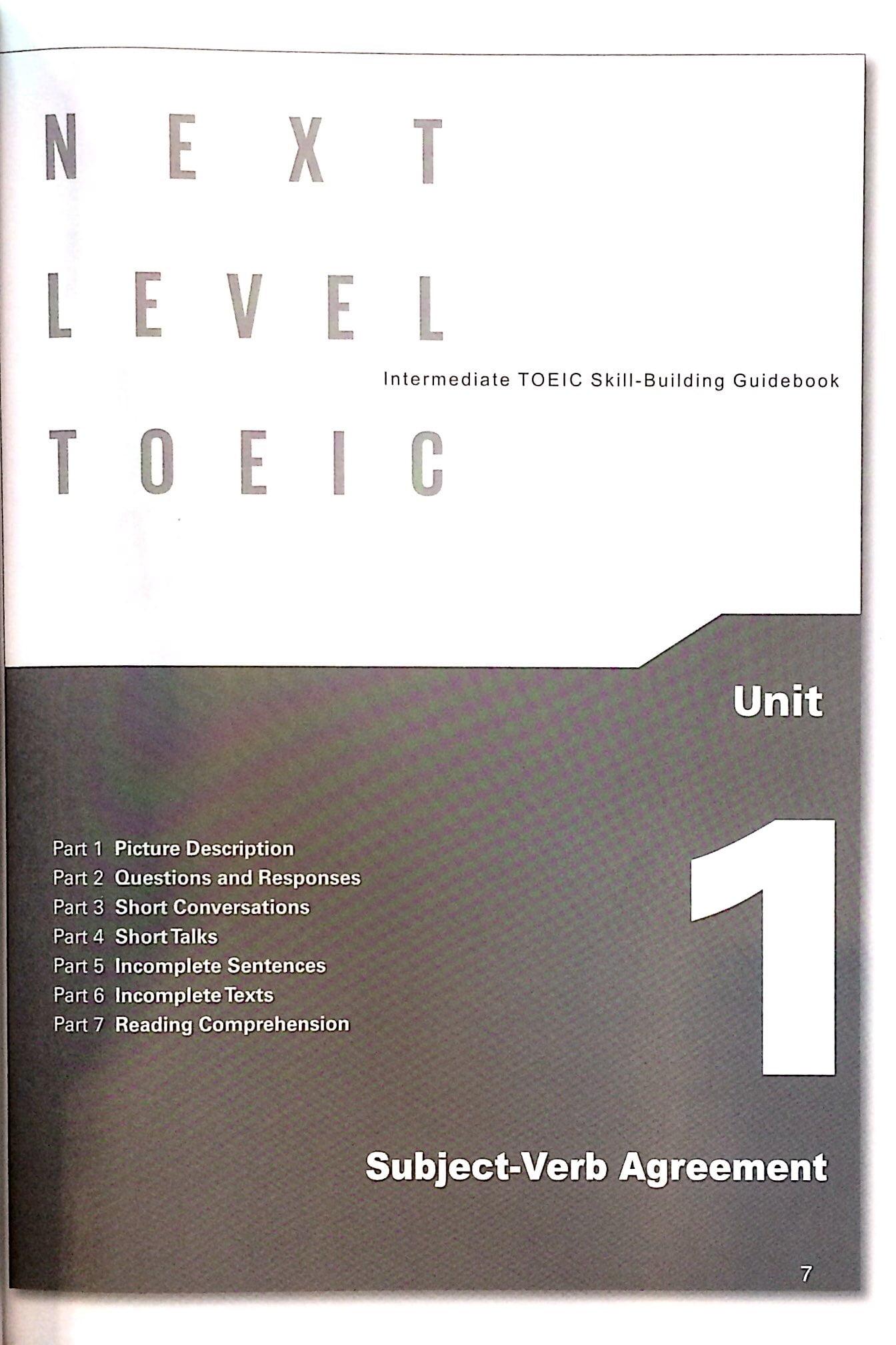Next Level Toeic Intermediate Toeic Skill-Building Guidebook (Kèm CD)