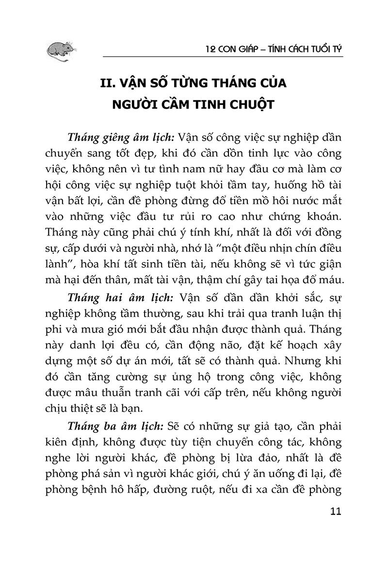 Tìm Hiểu Tính Cách Con Người Qua Năm Sinh Tuổi Tý
