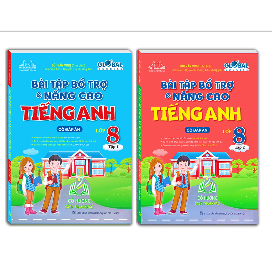 Sách - GLOBAL SUCCESS - Bài tập bổ trợ và nâng cao tiếng anh lớp 8 tập 2 (có đáp án) (MT)