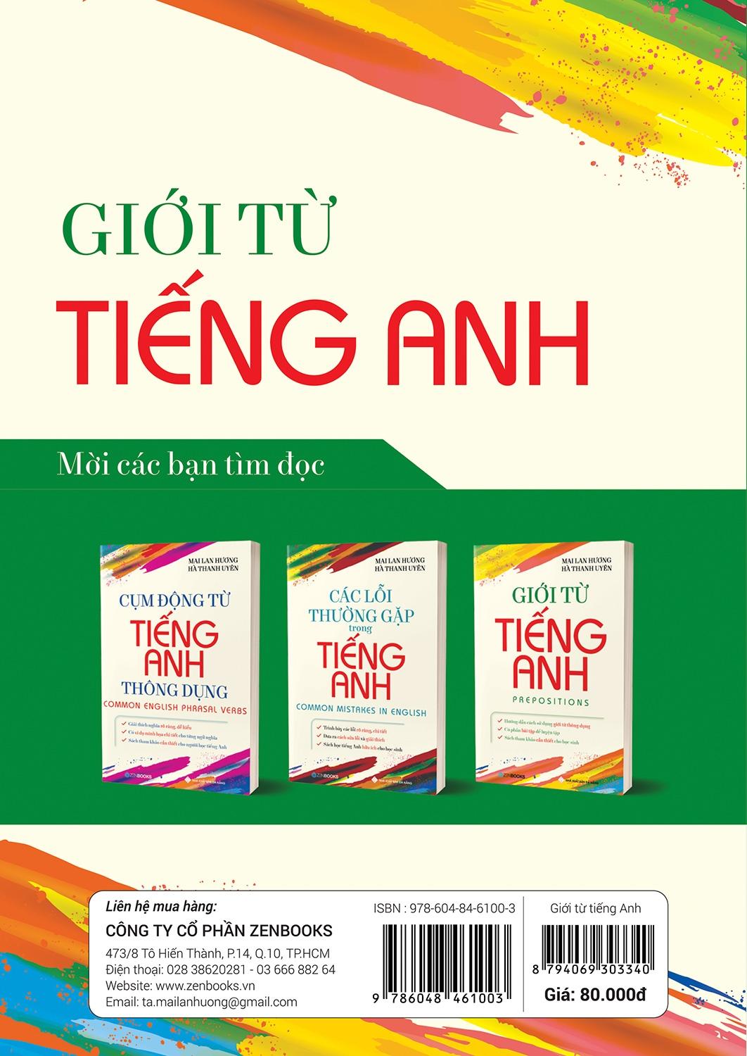 Giới Từ Tiếng Anh (Tái Bản)