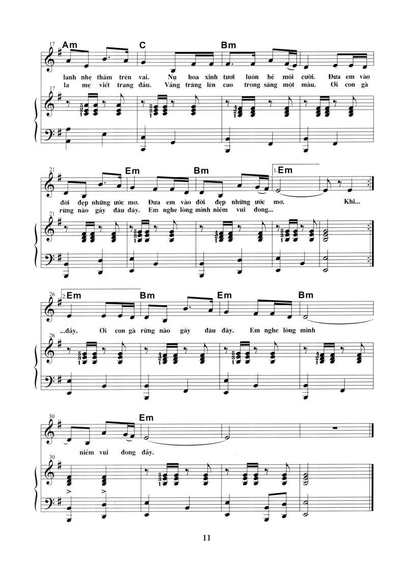 Thực Hành Đệm Piano - Chủ Đề: Ca Khúc Thiếu Nhi (Phần 2)
