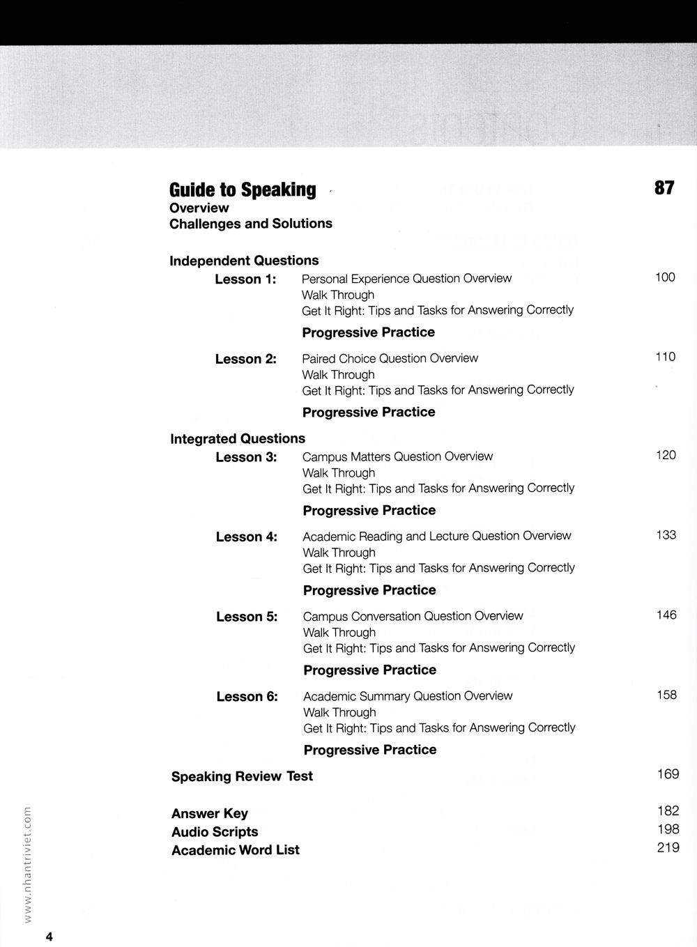 Collins Skills For The TOEFL iBT Test - Listening And Speaking (Kèm CD)