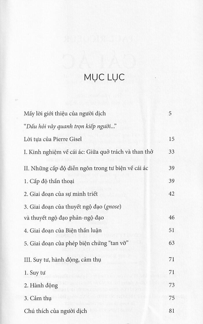 Cái Ác - Một Thách Thức Đối Với Tiết Học Và Thần Học