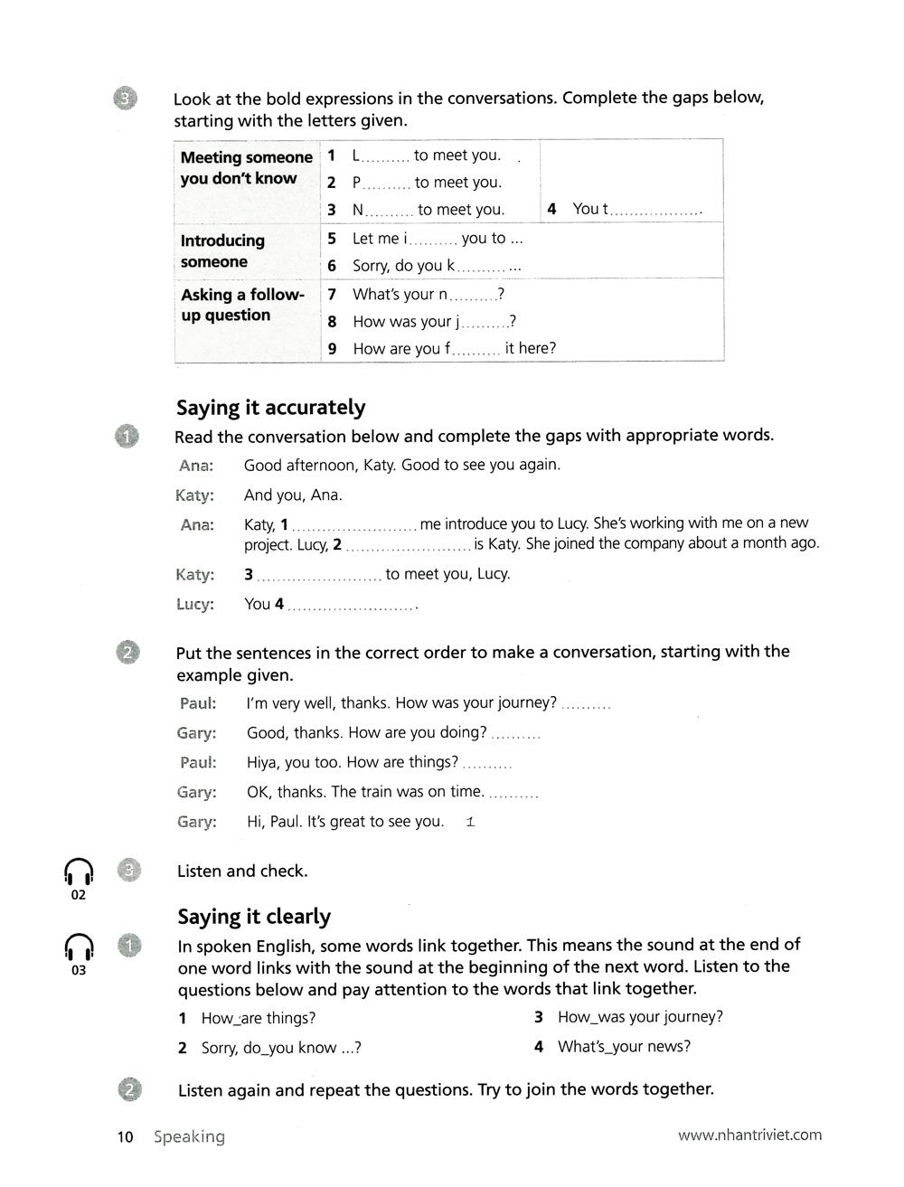 Collins Speaking A2 Pre-Intermediate (Kèm file MP3) - Tái Bản 2020