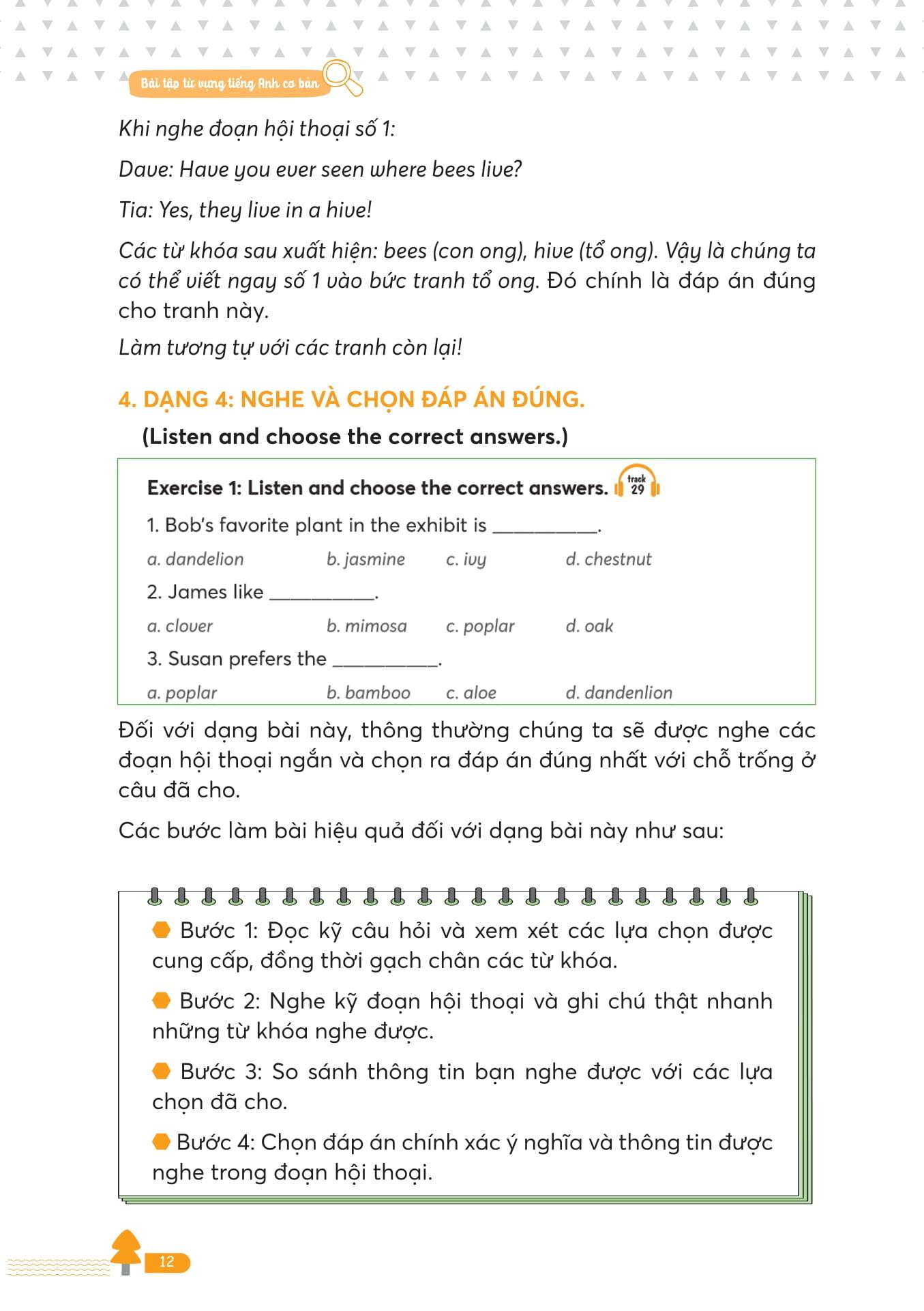 Sách - Basic English Vocabulary Exercises - Bài Tập Từ Vựng Tiếng Anh Cơ Bản