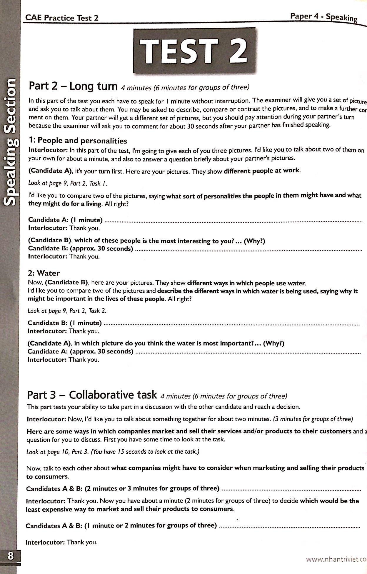 Succeed In Cambridge English - Advanced 10 CAE (Kèm CD)