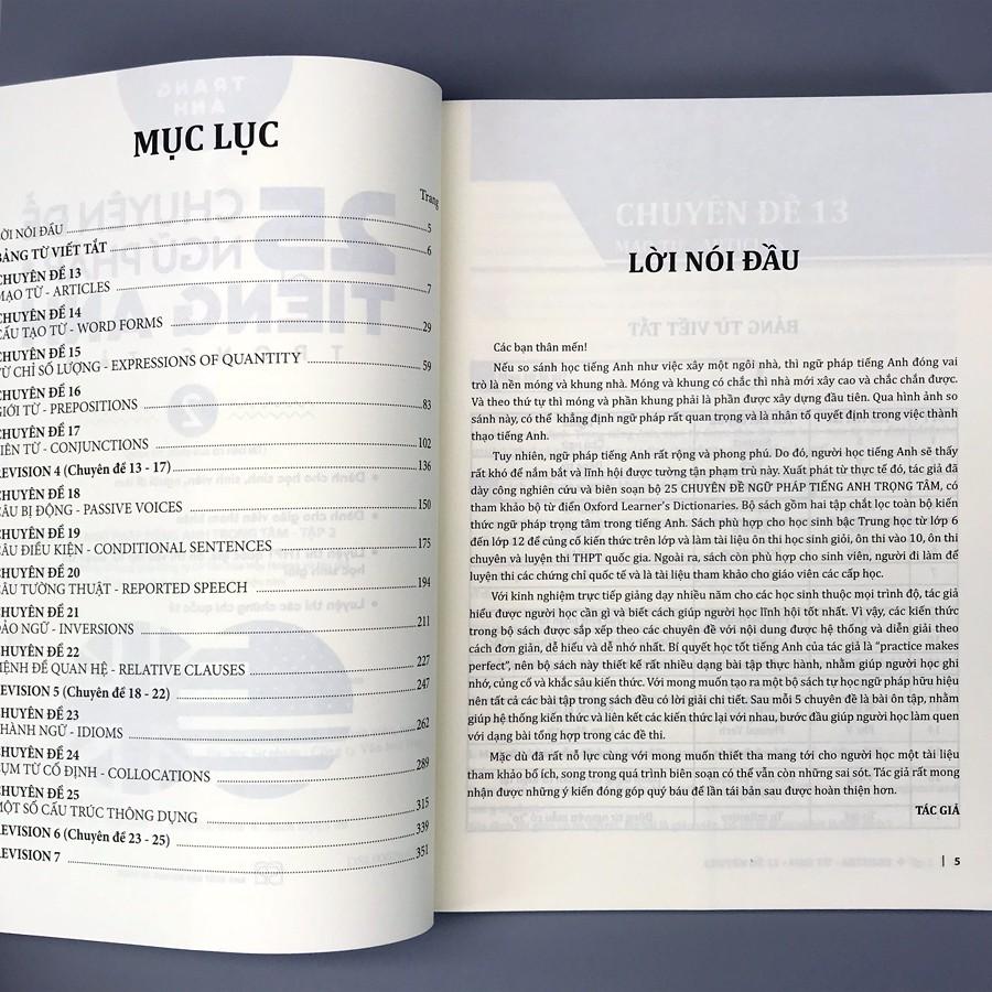 25 Chuyên Đề Ngữ Pháp Tiếng Anh Trọng Tâm Tập 2