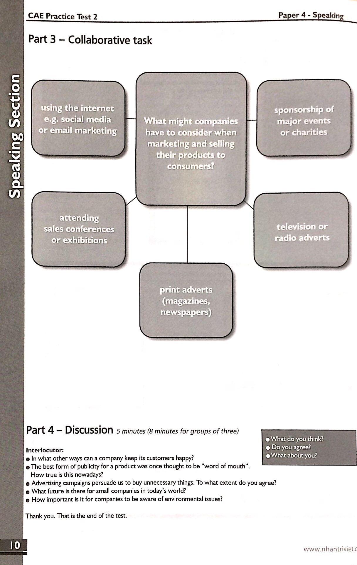 Succeed In Cambridge English - Advanced 10 CAE (Kèm CD)