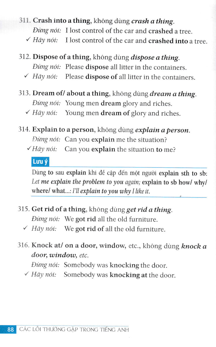 Các Lỗi Thường Gặp Trong Tiếng Anh - Common Mistakes In English - HASA