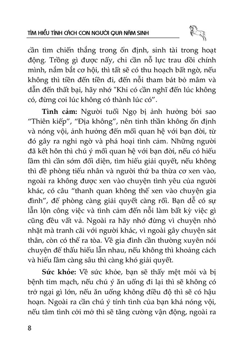 Tìm Hiểu Tính Cách Con Người Qua Năm Sinh Tuổi Ngọ
