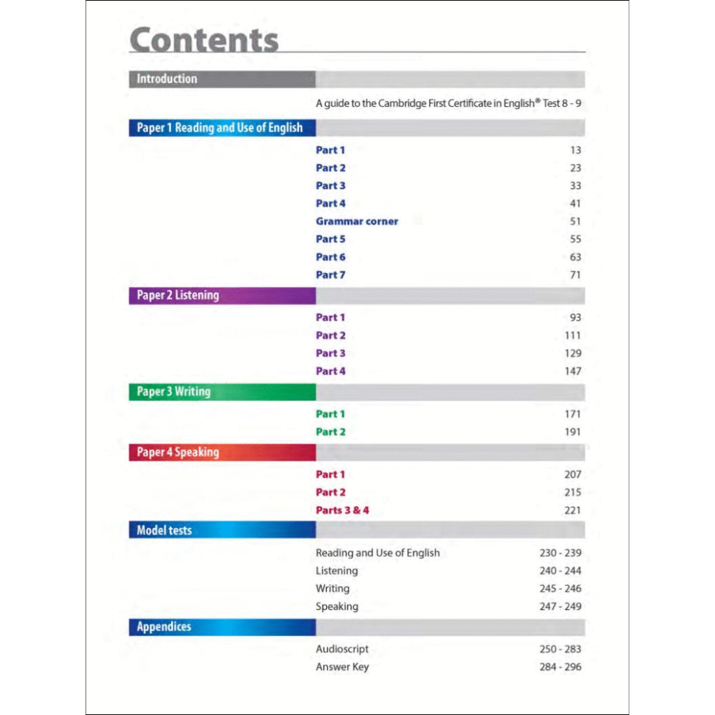Pass The Cambridge First Certificate In English (Kèm CD Hoặc File MP3)