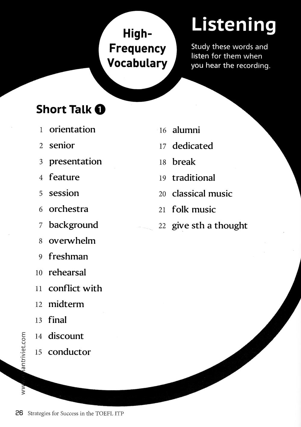 Strategies For Sucess In The TOEFL ITP (Kèm CD)