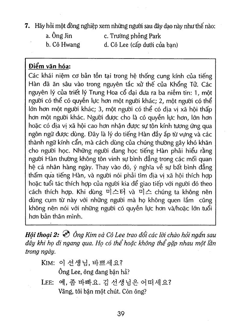 Học Tiếng Hàn Cho Người Bận Rộn