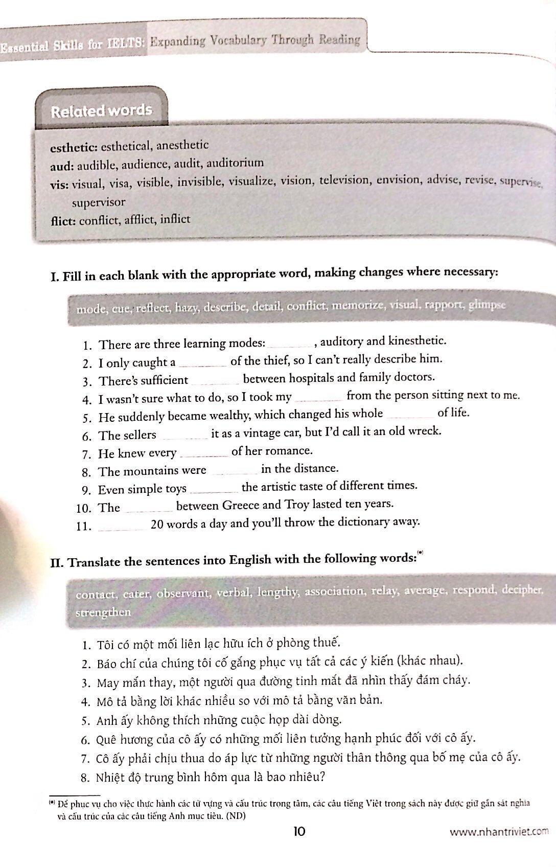 Expanding Vocabulary Through Reading (Không CD)