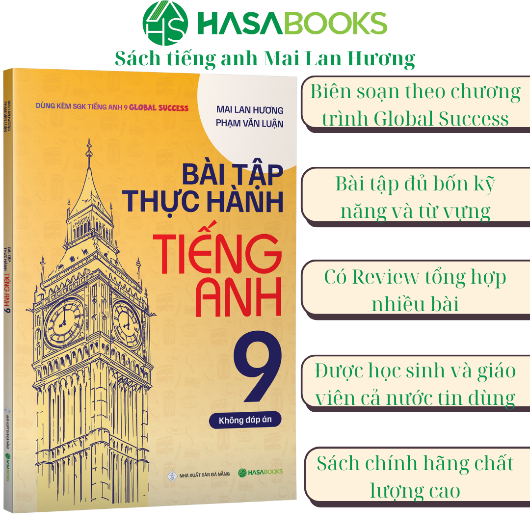 Combo 2 Cuốn Bài Tập + Thực Hành Tiếng Anh 9 Global Success (Không Đáp Án)