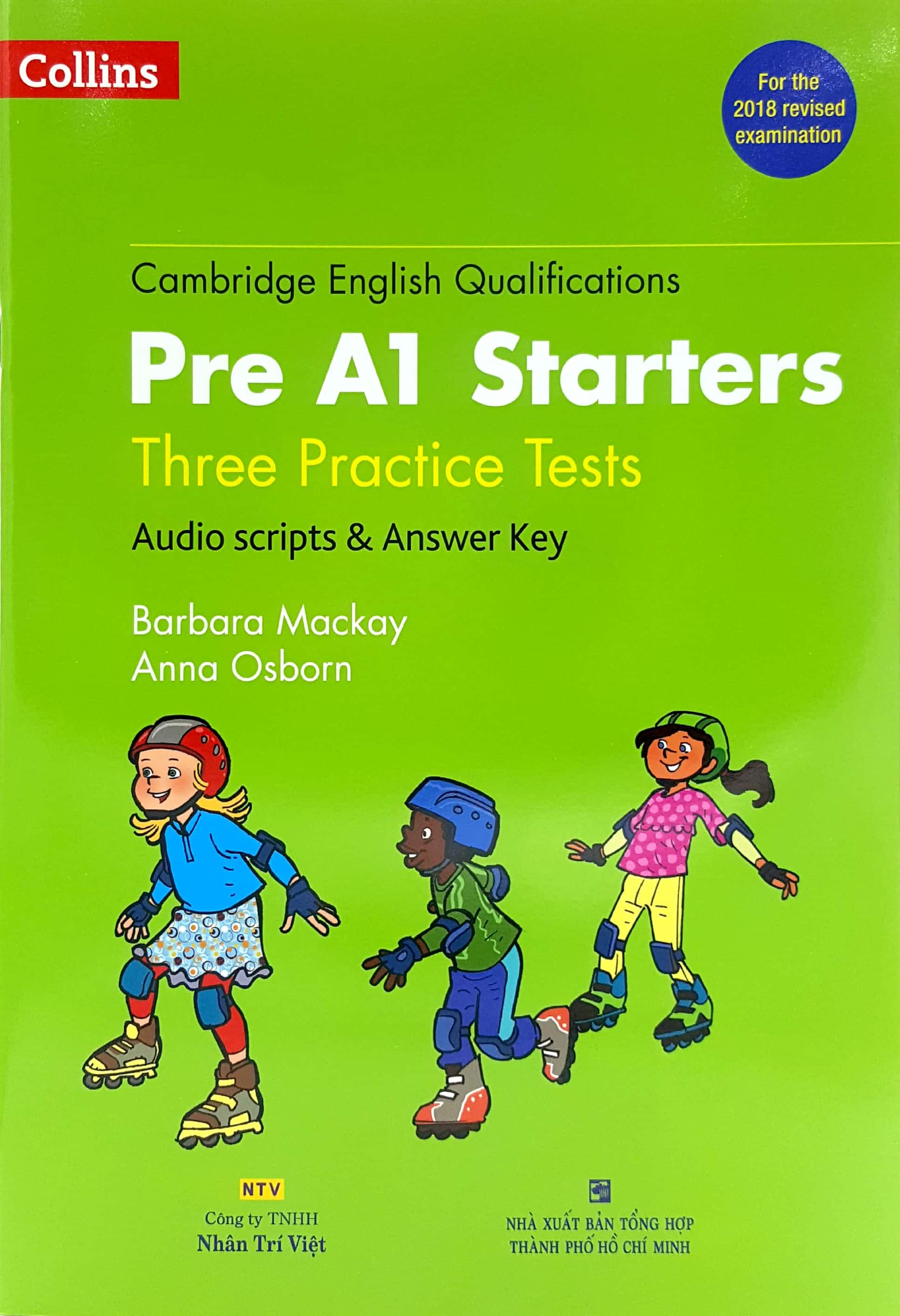 Collins - Pre A1 Starters - Three Practice Tests - Kèm 1 MP3 (Format 2018)