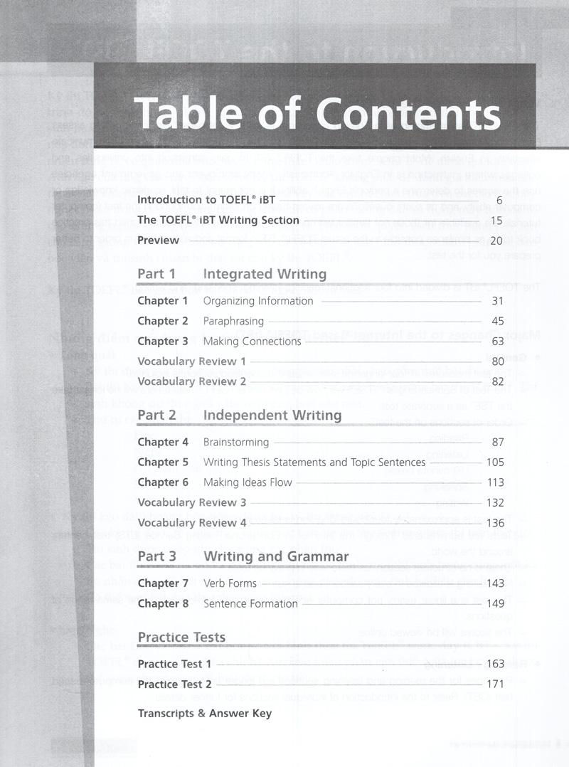 Mastering skills For The Toefl Ibt - Writing