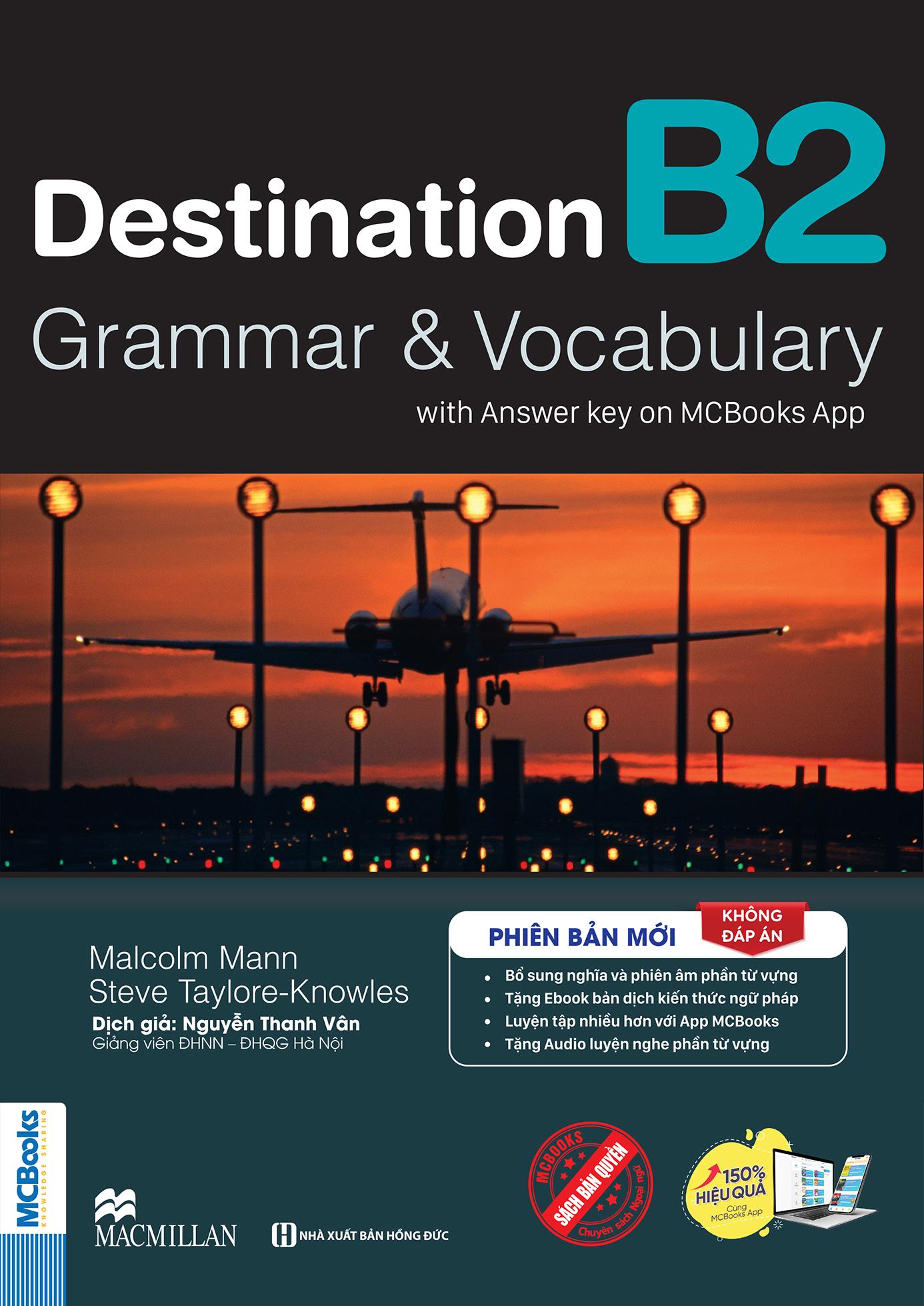 Sách - Combo Sách Destination - Grammar And Vocabulary with Answer Key - B1 + B2 (Không Đáp Án) (Bộ 2 Cuốn)