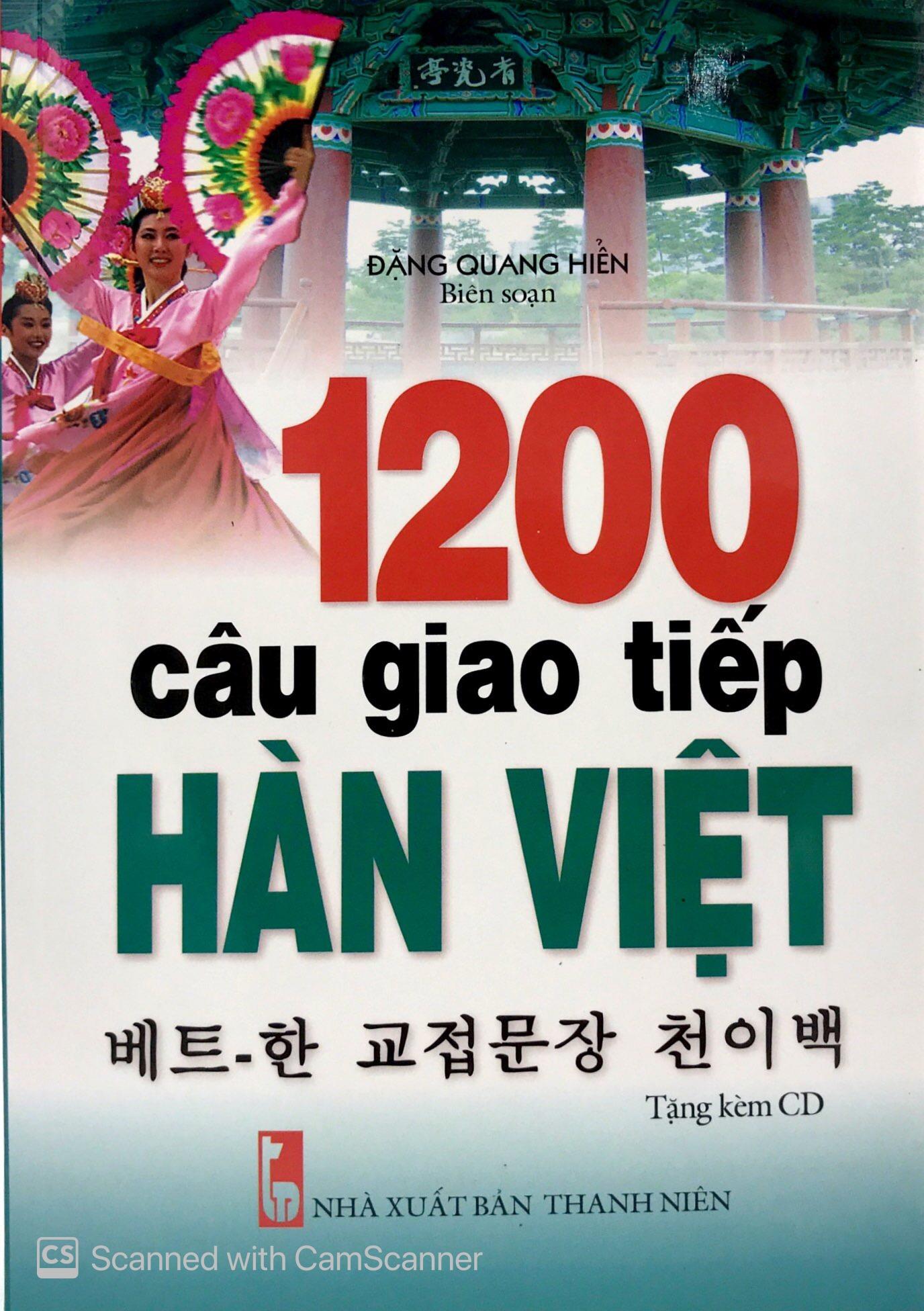 1200 Câu Giao Tiếp Hàn - Việt (Kèm CD)